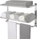 3-Tier Bathroom Towel Rack, SUS 304 Wall Mount, Brushed Nickel by DEWVIE