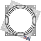 Lazy Susan Hardware, 4 inch, 350 lbs. Load Capacity, Pack of 10 Steel Lazy Susan Turntable Ball Bearing, by Woodpeckers by Woodpeckers