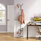 Hoctieon Coat Rack Freestanding, Coat Tree with Umbrella Holder - Image 5