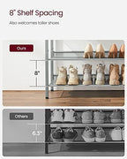 VASAGLE 5-Tier Shoe Rack, Adjustable, Freestanding - Image 6