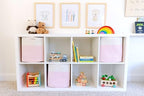 NaturalCozy 13x15x13 Kallax Storage Cubes, 3 Pack | Cotton Rope Cube Storage Bins Woven Baskets for Organizing | Kallax Insert Baskets for Shelves Organizer, Kids Toy, Pantry, Closet, Baby Nursery - Image 3