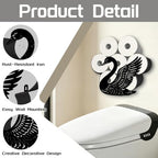 Swan Toilet Paper Holder Wall Mount/Stand for Extra 8 Rolls - Image 3