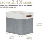 DECOMOMO Extra Large Storage Baskets, 54.5L Fabric Storage Bins 3 Pack - Image 5