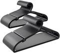 ABHENG 80 Pack Clothes Hangers, Non Slip Plastic Coat Hangers, Space Saving Hangers, Heavy Duty, Hanging Dry Wet Clothes, 16.4" x 8.3", Black, UAPY0580B by Liveinacomfortablehome