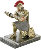 Roman Praetorian Prefect Warrior Knight Pen Holder Desk Ornament Bronze by CYXStar
