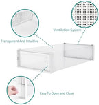 12-Piece Extra Large Boot and Shoe Storage Boxes, Stackable Clear Plastic Shoe Organizer, Space-Saving Shoe Boxes for Boots, Sneakers, and High Heels, Clear - Image 4