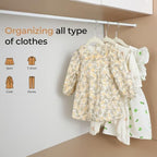 GoodtoU Velvet Baby Clothes Hangers 50 Pack 11.8 Inch Beige - Image 4