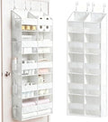 Over the Door Organizer, 5-Tier with 9 Compartments & 10 Pockets,White by ALLTIDYUP