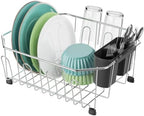 Swedecor Small in Sink Dish Drying Rack - Stainless Steel for Kitchen RV by Swedecor