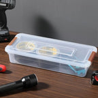 novelinks 4 Quart Clear Plastic Storage Containers with Lids (8 Pack) - Image 7