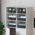 Posprica Woven Baskets, Storage Baskets for Organizing (Set of 8), Cube Baskets Bin Container Matching Storage Boxes Organizers for Pantry, Office, Shelves, Media-room - Image 4
