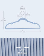 SONGMICS Velvet Hangers 50 Pack, Non-Slip Clothes Hangers, Space-Saving - Image 6