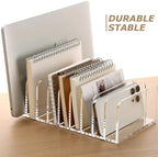 SANRUI Clear Desk Mail Organizer, 9 Slot Acrylic Office Document Sorter - Image 6