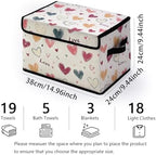 Stackable Clothes Storage Bins with Lids 3 Pack - Image 2