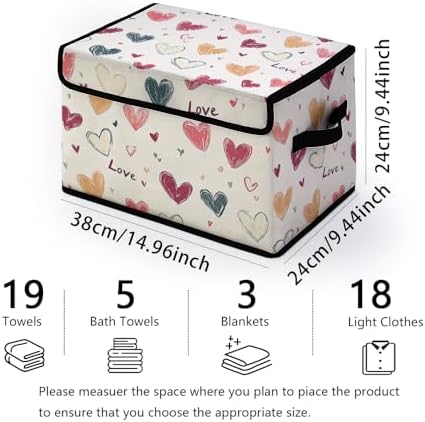 Stackable Clothes Storage Bins with Lids 3 Pack - Image 2