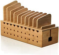 Prosumer's Choice 10 Device Bamboo Cell Phone Charging Stations | Clutter Organizer/Charging Stand for Mobile, iPhone, Laptops & Tablets | Best Mobile Accessories by ProsumersChoice