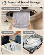 BAGSMART Travel Vacuum Bags with Rechargeable Electric Pump, 12PC Kit - Image 4