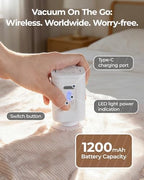 BAGSMART Vacuum Bags for Clothing with Rechargeable Air Pump, 24 Pack-Gray - Image 2