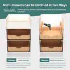 Pull Out Drawers for Kitchen Cabinets, Fully Assembled Wood Cabinet Pull Out Drawer, Pull Out Cabinet Organizer, Fast and Easy DIY Installation, 25”W x 21”D - Image 6
