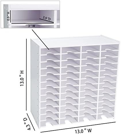 Krafetto 48 Grids Ink Pad Storage, Wall-mountable Stamp Pad Organizer - Image 2