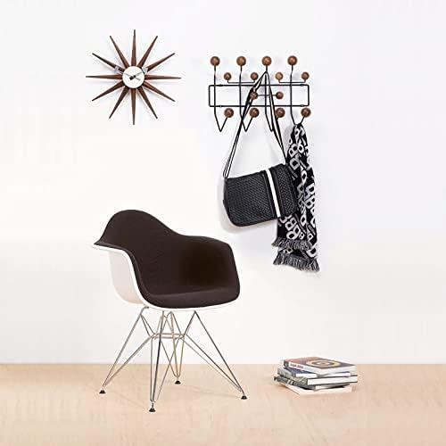 SHISEDECO Classic Mid Century Modern Home Hang it All Coat Rack Dark Walnut - Image 4