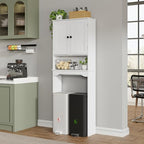 RRX Over The Toilet Storage Cabinet, Bathroom Above Organizer (Pure White) - Image 6
