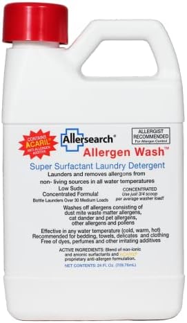 Allersearch AllergenWash 24 Oz Laundry Detergent by AllersearchLaboratories