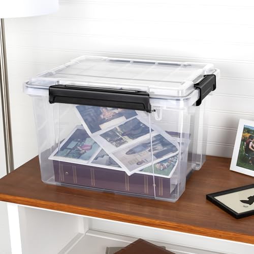 Sterilite Gasket Storage Box with Lids for Home & Office, 34 Quart, 4-Pack - Image 6