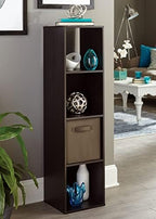 ClosetMaid Cubeicals 4 Cube Storage Shelf Organizer, Stackable, Vertical or Horizontal, Easy Assembly, Wood, Espresso Finish - Image 2