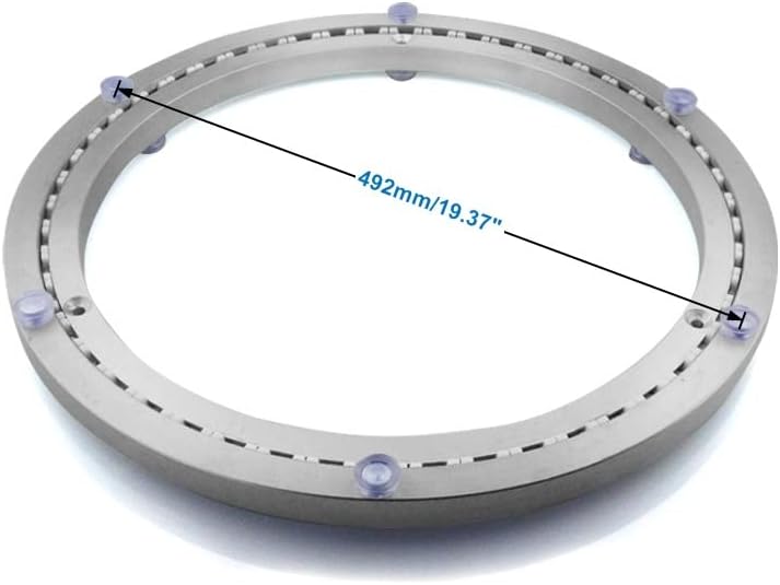 Aluminum Heavy Duty Lazy Susan Rotating Turntable Bearing Swivel Plate Hardware for Dining-Table (20 inch (14mm)) - Image 6