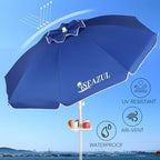 Seazul 6.5ft Sun Shade Umbrella, Portable Umbrella with Stand for Sports - Image 3