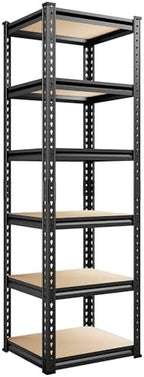 REIBII Storage Shelves for Pantry, Kitchen, 6 Tier Garage Shelving by REIBII