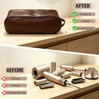 Hair Tools Travel Bag 5-Piece Set, Dark Brown - Image 5
