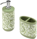 Avanti Linens - Bathroom Set, Durable Lotion Pump & Toothbrush Holder by AvantiHomeSince1969