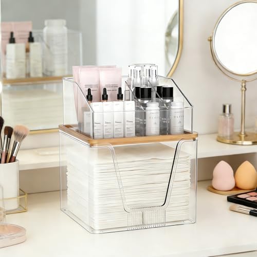 SPOSPO 2 in 1 Disposable Facial Towel Holder and Cosmetic Organizer - Image 6