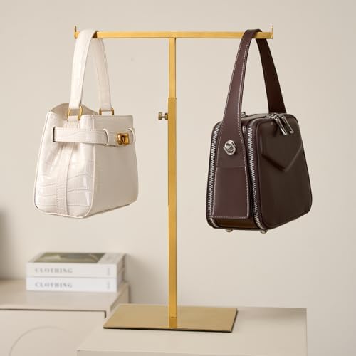 Purse Display Stand Set of 2 Jewelry Tower Stainless Steel - Image 4