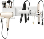 Hair Dryer Holder with Cord Organizer, Curling Iron Holder by SWETON