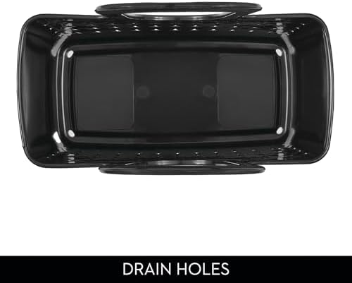 iDesign Portable Shower Tote Caddy, Black, Set of 3 - Image 5