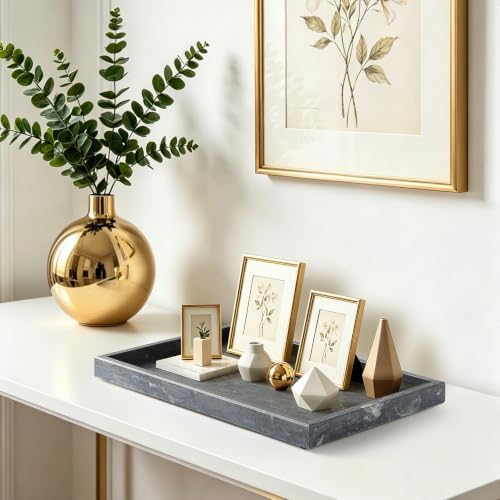 Real Natural Large Marble Tray for Bathroom, Vanity, Kitchen Counter - Image 4