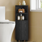 Hzuaneri Corner Cabinet, Small Bathroom Corner Cabinet with Doors by Hzuaneri