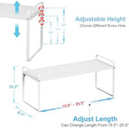 15.5 to 25.5 Inch Kitchen Cabinet Shelf Organizers，Kitchen Shelf Organizer - Image 2