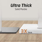 KES Standing Towel Rack, 37" H, 18/8 Stainless Steel & Marble Base Polished - Image 5