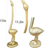 Flamingos Paper Towel Holder Cast Iron Paper Towel Holder Funny Toilet Paper Holder for The Floor or Counter in The Kitchen or Bathroom Bronze Rustic - Image 5