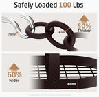 KES 34 Inch Oiled Bronze Hanging Pot Rack, Heavy Duty Oval Pot and Pan Hanging Rack Ceiling Mount, Pot Pan Hangers for Kitchen with 20 Hooks, (For 16" and 24" Joist Mount), KUR221S85-OB - Image 3