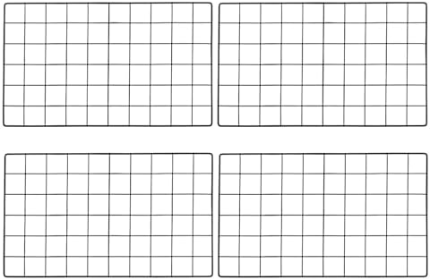 PATIKIL Wall Grid Panel Metal Wire Photo 20x12 Black 4Pcs by PATIKIL