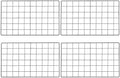 PATIKIL Wall Grid Panel Metal Wire Photo 20x12 Black 4Pcs by PATIKIL