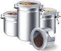 ENLOY 4-Piece Stainless Steel Airtight Food Storage Canister Set with Lid by ENLOY
