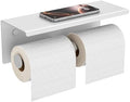 FORIOUS Toilet Paper Holder with Shelf, Commercial Toilet Paper Dispensers by FORIOUS