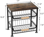 Fruit Vegetable Basket for Kitchen,3 Tier Pantry Organizers and Storage,Snack Organizer for Countertop,Pantry Cart,Metal Wire Storage Shelf Organizer Baskets for Kitchen, Pantry, Bathroom - Image 7