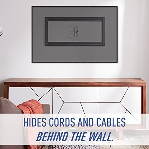 Legrand - OnQ in Wall Cable Management Kit with USB, TV Outlet Wall Kit Hides Cords, in Wall TV Power Kit Works with All Plugs, Recessed TV Outlet, White, HT21USBWHV1 (Hardwired) - Image 2